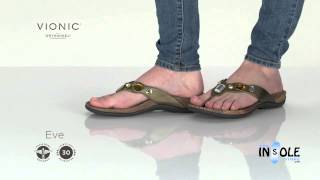 Vionic Orthaheel Eve Orthotic Sandals for Women TheInsoleStorecom [upl. by Silberman555]