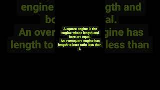 What is square undersquare and oversquare engineeducation educationalengines automobile [upl. by Eciened]