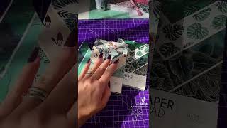 Tuto express en cour  Avec les blocs d’action scrap scrapbooking tutoriel ideas action [upl. by Salkcin]