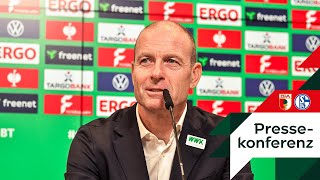 Pressekonferenz nach Schalke 04  Jess Thorup und Kees van Wonderen [upl. by Esirec]