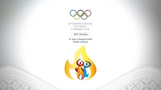 128th IOC Session Kuala Lumpur [upl. by Fae]