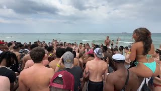 SPRING BREAKERS PARTY Live Ft Lauderdale Beach Florida [upl. by Gowrie806]