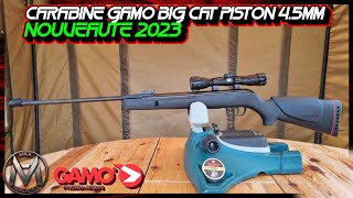 Carabine Big Cat piston 45mm Gamo nouveauté 2023 un vrai régal [upl. by Ahsanat345]