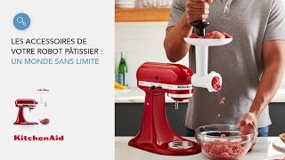 Les accessoires de votre robot pâtissier  un monde sans limite  KitchenAid [upl. by Netsrak]