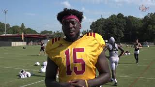 Inside ULM Football  Preseason Camp Update  First Practice in Full Pads 08 13 2020 Interview with [upl. by Picardi]