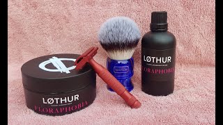 Lothur Grooming Floraphobia  Red Rockwell 6S  Simpson LE Brush [upl. by Kathlin]