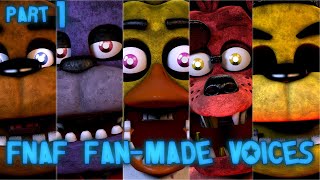 FNAFSFM FNaF Animated Fan Voices  Part 1 Five Nights at Freddys 1 [upl. by Adekahs771]