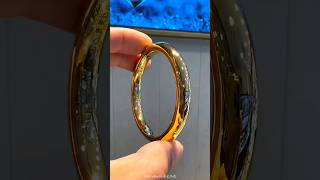 Golden Grace Handcrafting Your Own Bangle Masterpiece shorts short shortvideo trending diy [upl. by Pearle]