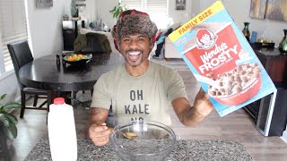 I FINALLY GOT IT Wendys Cereal Taste Test  Vaccination Talk  Alonzo Lerone [upl. by Mccandless]