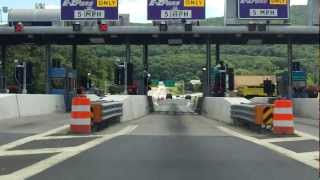 New York State Thruway Interstate 87 Exit 16 northbound [upl. by Gard]