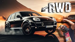 Tył napęd w Porsche Turbo  450KM  RWD  upalanie [upl. by Call797]