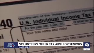 AARP volunteers offer free tax help for seniors [upl. by Nwavahs192]