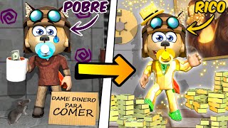 De BEBÉ POBRE a MILLONARIO 👶💰  ROBLOX Camping [upl. by Saibot870]