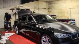 BMW 7 Series 3M Satin Black Wrap G STARWRAPS [upl. by Hausmann]