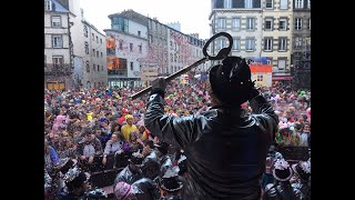 La bataille de confettis du carnaval de Granville 2020 sur France 3 Normandie [upl. by Aihseuqram696]