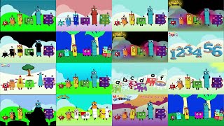 DozenalBlocks intro Song  Multi Screen 3x3 Megaparison  Numberblocks [upl. by Oileduab938]