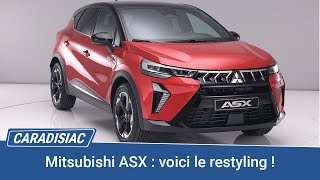 Présentation  Mitsubishi ASX 2024  le cousin du Renault Captur passe par la case restylage [upl. by Hepza57]