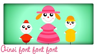 Ainsi font font font les petites marionnettes ♫ Comptines maternelles pour bébé en français [upl. by Aniala]