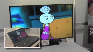 WiFi CERTIFIED Miracast™ Demo at 2013 CES [upl. by Ingemar]