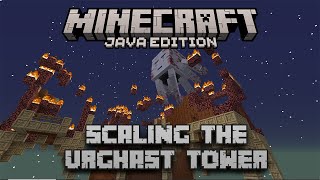 Minecraft Java 1222 Twilight Forest Scaling the UrGhast Tower [upl. by Yatnoj]