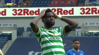 Allan McGregor saves Odsonne Edouards penalty in Rangers v Celtic Scottish Cup clash [upl. by Morganne]