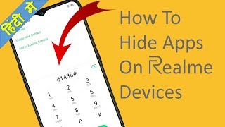 How To Hide Apps On Realme Devices  Realme 2 Pro Realme U1 Realme C1 Realme 2 [upl. by Llenyaj]