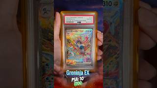 Greninja EX Unleashed 🐸✨ Witness the Ultimate Ninja pokemoncards pokemontcg pokemon psa [upl. by Spear]