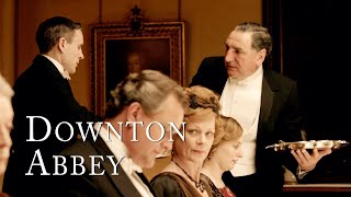 Tragedy Strikes During Dinner Service  Downton Abbey [upl. by Nbi]