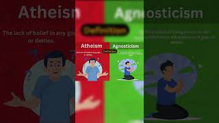 atheism vs Agnosticism religionexplained history religion facts christmas religiouscomparison [upl. by Werd]