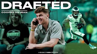 Cooper DeJean  Eagles Pick Had Wild NFL Draft Experience 🤯 [upl. by Thirza]