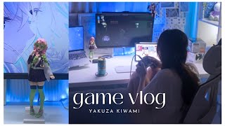 game vlog｜ビールをお供に新しいゲーム🎮コナングッズ プライズフィギュア開封🩵【龍が如く 極】 [upl. by Peterus]