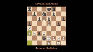 Teimour Radjabov Vs Viswanathan Anand • Wijk aan Zee NED 2008 [upl. by Annais]