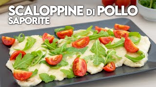 SCALOPPINE DI POLLO SAPORITE Ricetta Facile  Fatto in Casa da Benedetta shorts [upl. by Ravahs970]