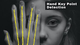 Hand Pose Detection used for Gesture Recognition with OpenCV Python  with Code Detects Key Point [upl. by Ellevehc381]