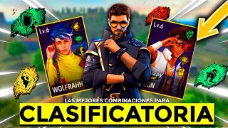 LAS MEJORES COMBINACIONES DE HABILIDADES PARA BRCLASIFICATORIA FREE FIRE  Sube a heroico rápido [upl. by Eltsyek]