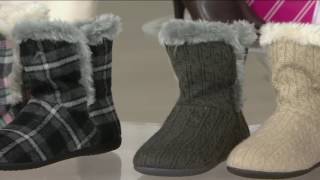 Vionic Orthotic Slipper Boots  Kari on QVC [upl. by Attelra]