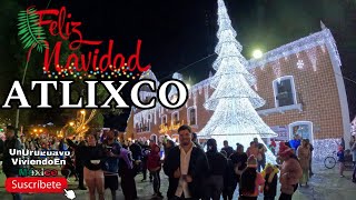 Así es la navidad en Atlixco un pueblito mágico de Puebla atlixco extranjero mexico [upl. by Yremogtnom297]