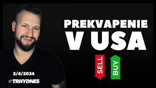 Prekvapenie v USA Čo sledovať TENTO Týždeň trhydnes [upl. by Crockett16]