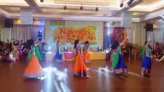 Navratri 2014 Performance  Shubharambh Lahu Munh Lag Gaya amp Nagada Sang Dhol [upl. by Ahser]