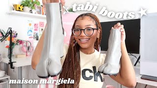 ☆ maison margiela tabi boots from ssense  unboxing review sizing outfit ideas is it worth it [upl. by Ijok]