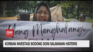 Korban Investasi Bodong Doni Salmanan Histeris [upl. by Nahpets]