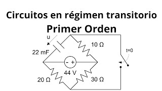 Circuitos Eléctricos en Régimen Transitorio Primer orden 8 [upl. by Tray]