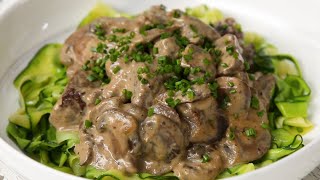 LowCarb Beef Stroganoff [upl. by Queri]