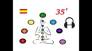 🎧Pulsos Binaurales Sanación Todos los 7 Chakras 35 minutos🎧 [upl. by Atlas]