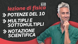 ESERCIZI SVOLTI su potenze del 10 multipli e sottomultipli notazione scientifica [upl. by Gardiner]