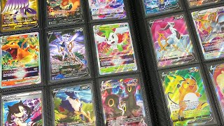 DO I HAVE A 100 COMPLETE BRILLIANT STARS POKEMON CARD BINDER opening [upl. by Alegnatal]