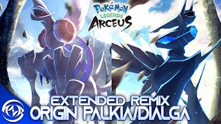 Origin Dialga and Palkia Theme Metal Remix Extended  Pokémon Legends Arceus [upl. by Akihsay]