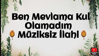 Ben Mevlama Kul Olamadım  Zikirli İlahi  İLAHİ FASLI [upl. by Susette771]