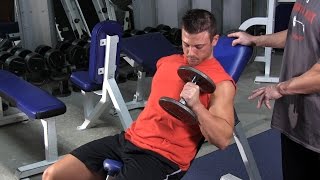 Incline DB Hammer Curl [upl. by Ahsakal947]