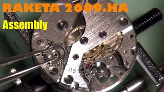 Raketa 2609HA  Assembly [upl. by Lennod]